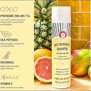 First Aid Beauty Shampoo and Scalp Serum